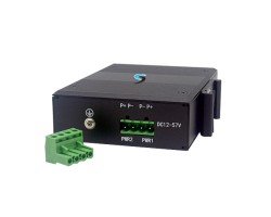 Industrial Fiber PoE Switch 10/100 Mbps 1X2 Port 20KM