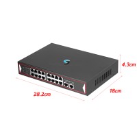 Gigabit PoE Switch 16GE PoE + 2GE (Small)