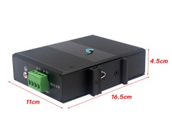 Gigabit Industrial Switch 8 Port LAN + 4 SFP Port