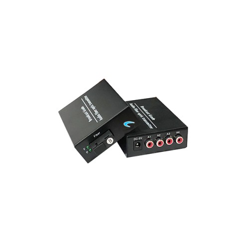 Audio 4 Channel To Fiber Converter 20KM