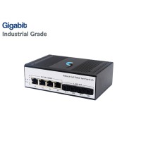 Gigabit Industrial Switch 4 Port LAN + 4 SFP Port