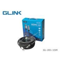 สาย HDMI GLINK รุ่น GL-201 เวอร์ชั่น 2.0 4K@60Hz ยาว 15 เมตร