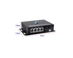 PCM Voice 4 Channel To Fiber Converter
