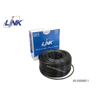 สายแลนภายนอก Cat6 LINK รุ่น US-9106OUT-1 กล่อง 100 เมตร