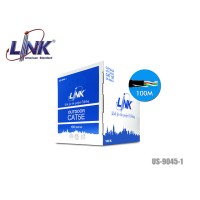 สายแลนภายนอก Cat5E LINK รุ่น US-9045-1 กล่อง 100 เมตร