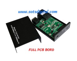 Gigabit Industrial Fiber PoE Switch 1X8 Port 20KM