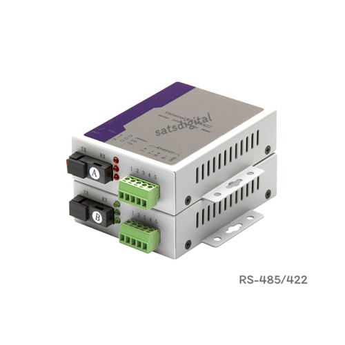 RS485 + RS422 To Fiber Optic Converter 20KM