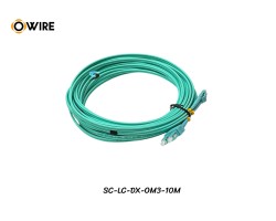Patch Cord SC-LC MM OM3 Duplex ยาว 10 เมตร