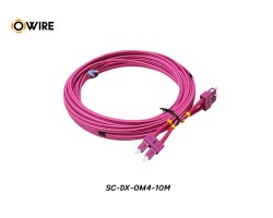 Patch Cord SC-SC MM OM4 Duplex ยาว 10 เมตร