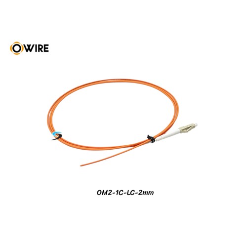 Pigtail 1 Core LC/UPC MM OM2 2mm ยาว 1.5 เมตร