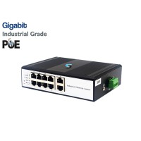 Gigabit Industrial PoE Switch 8 Port + 2GE Uplink