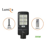 โคมไฟถนนโซล่าเซลล์ LUMIRA รุ่น LSC-024 300W