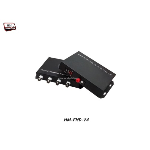 Fiber Video Converter 4 Channel 1080p